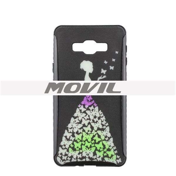 NP-2583 Funda de silicona con diseno fluorescente para Huawei Honor 4 X-14